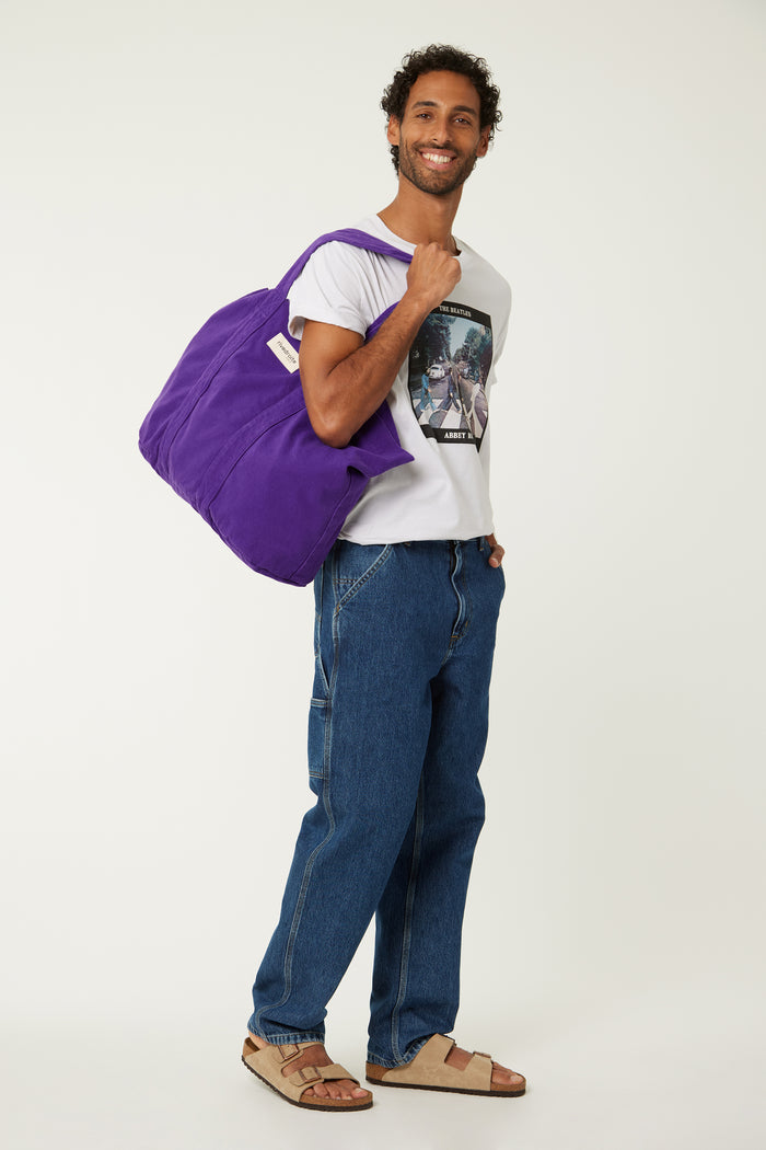 Rive Droite Marcel Le Cabas XS Sergé De Coton Malibu Purple
