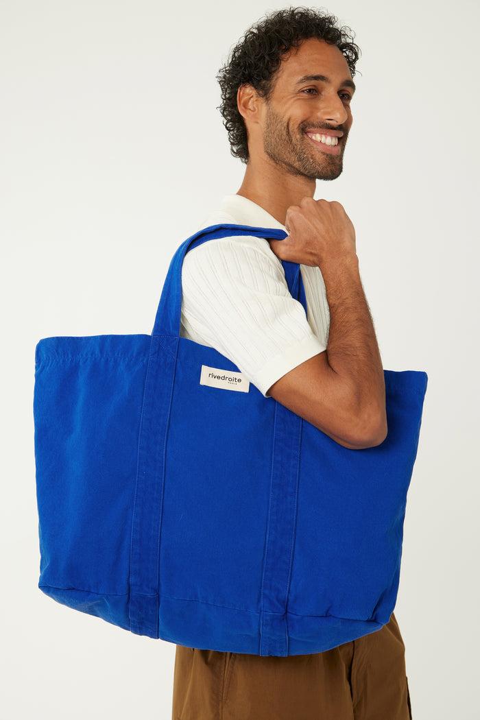 Rive Droite Marcel Le Cabas XS Sergé De Coton Venice Blue