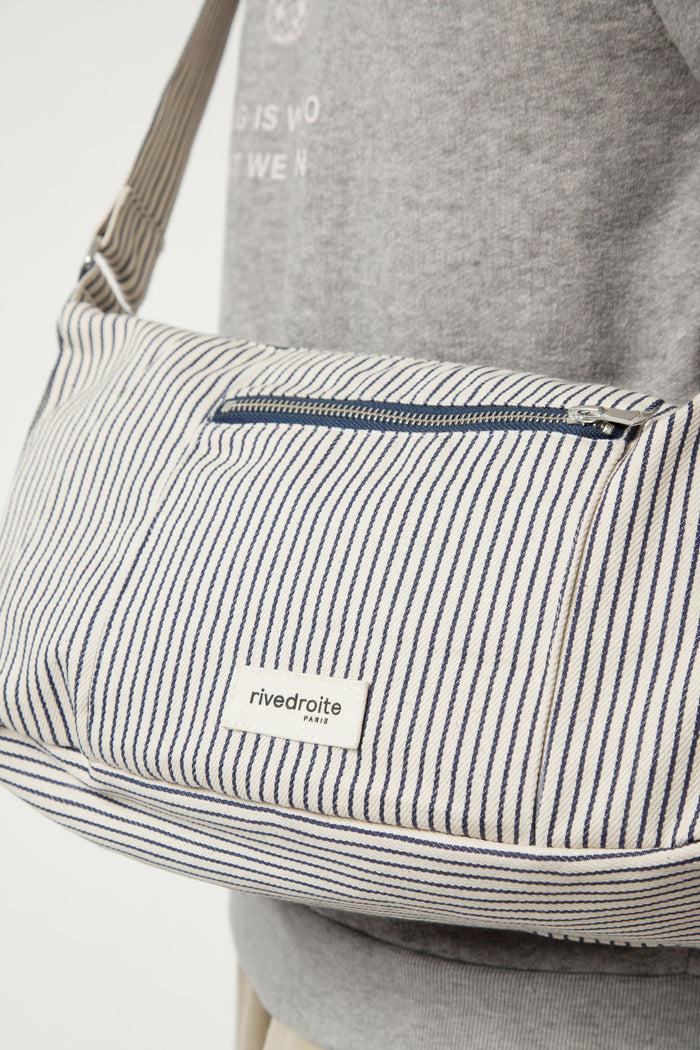 Rive Droite Mini Charlot Le Sac Crossbody Coton Recyclé Écume