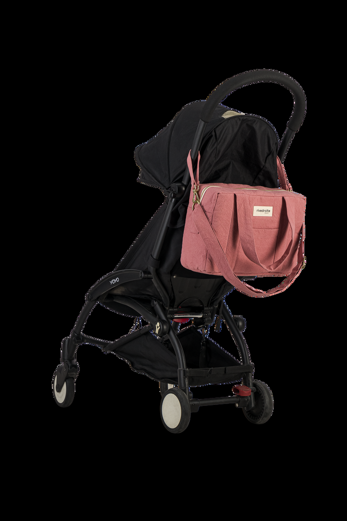 Rive Droite Mini Darcy L'anti-sac à Langer Coton Recyclé Bois De Rose