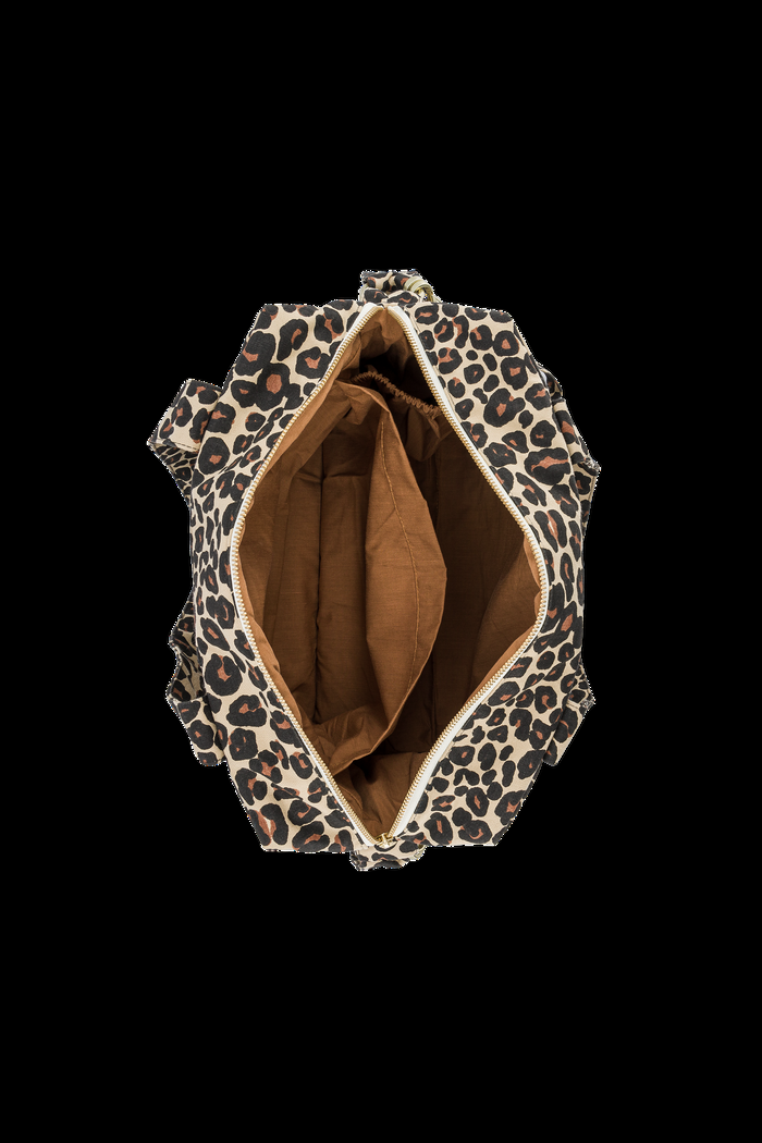 Rive Droite Mini Darcy L'anti-sac à Langer Coton Recyclé Léopard Beige
