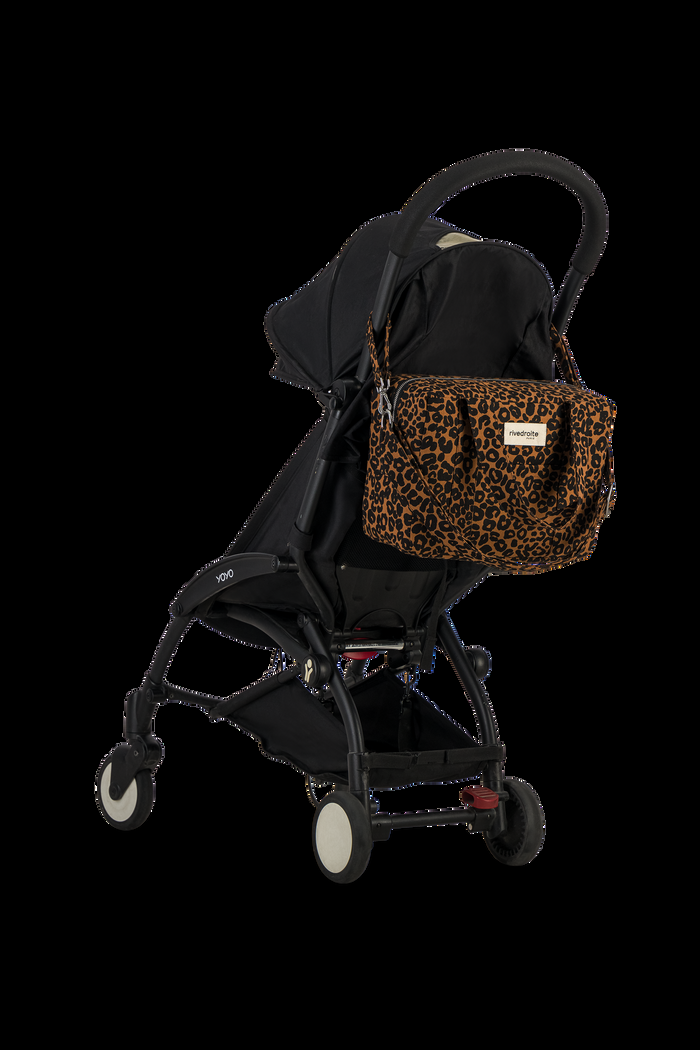 Rive Droite Mini Darcy L'anti-sac à Langer Coton Recyclé Léopard