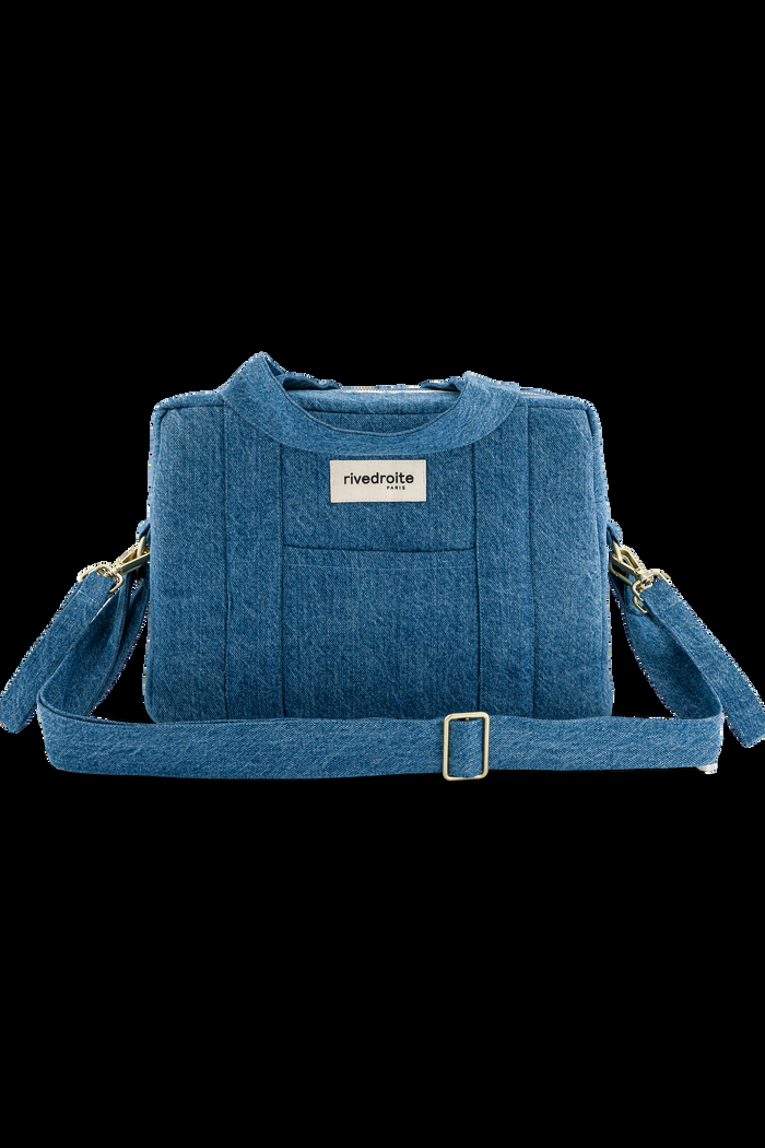 Rive Droite Mini Darcy L'anti-sac à Langer Denim Clair Upcyclé