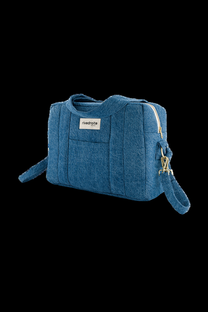 Rive Droite Mini Darcy L'anti-sac à Langer Denim Clair Upcyclé