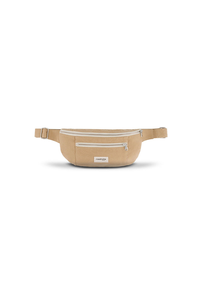 Rive Droite Orsel Le Sac Banane Coton Recyclé Beige Sable