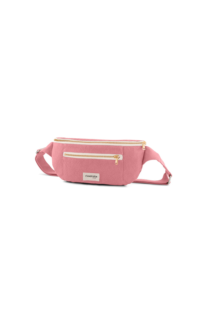 Rive Droite Orsel Le Sac Banane Coton Recyclé Bois De Rose