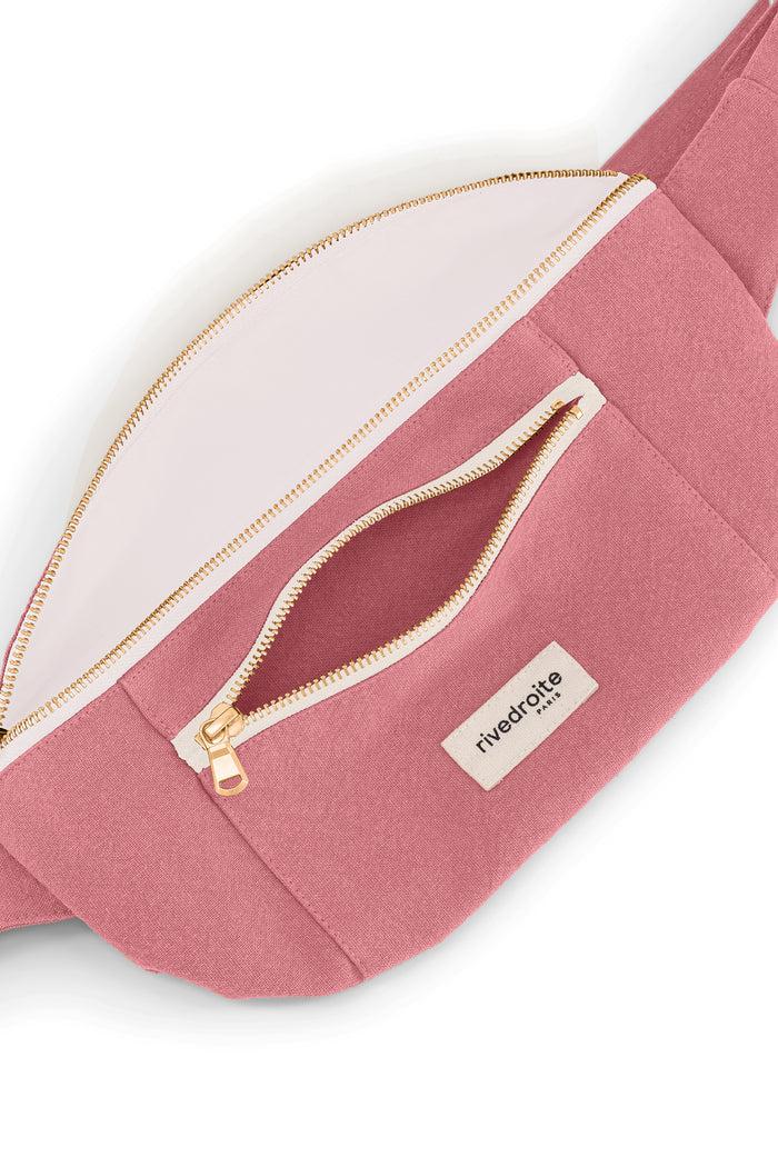 Rive Droite Orsel Le Sac Banane Coton Recyclé Bois De Rose