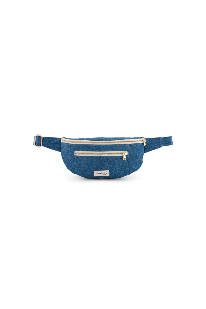 Rive Droite Orsel Le Sac Banane Denim Clair Upcyclé