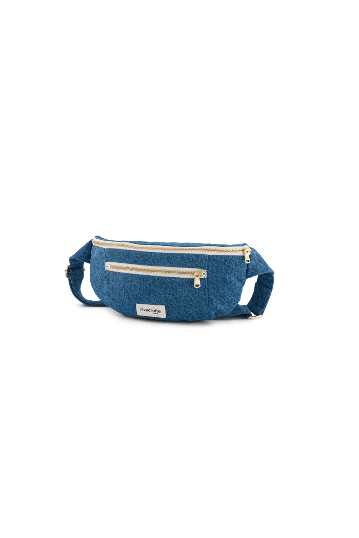 Rive Droite Orsel Le Sac Banane Denim Clair Upcyclé