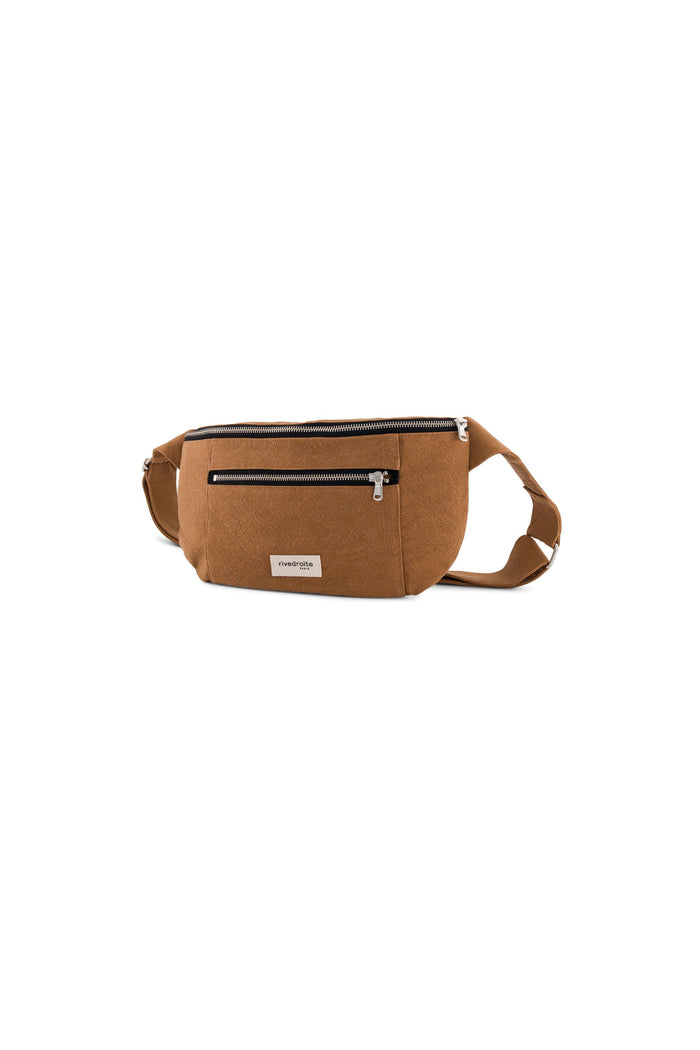 Rive Droite Orsel Le Sac Banane Grand Format Coton Recyclé Camel