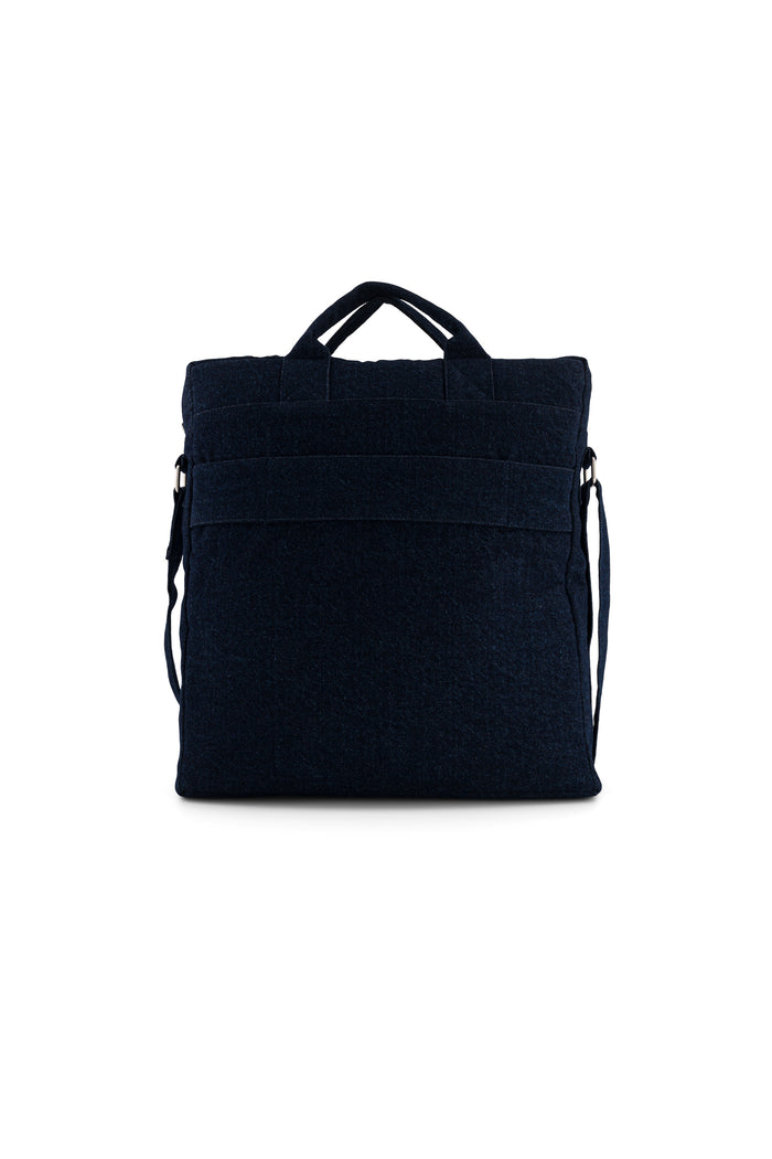 Rive Droite Achille Le City Bag Denim Brut Upcyclé