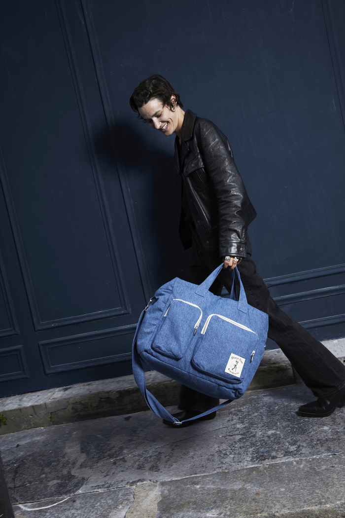 Rive Droite Klaus Le Weekender Denim Upcyclé