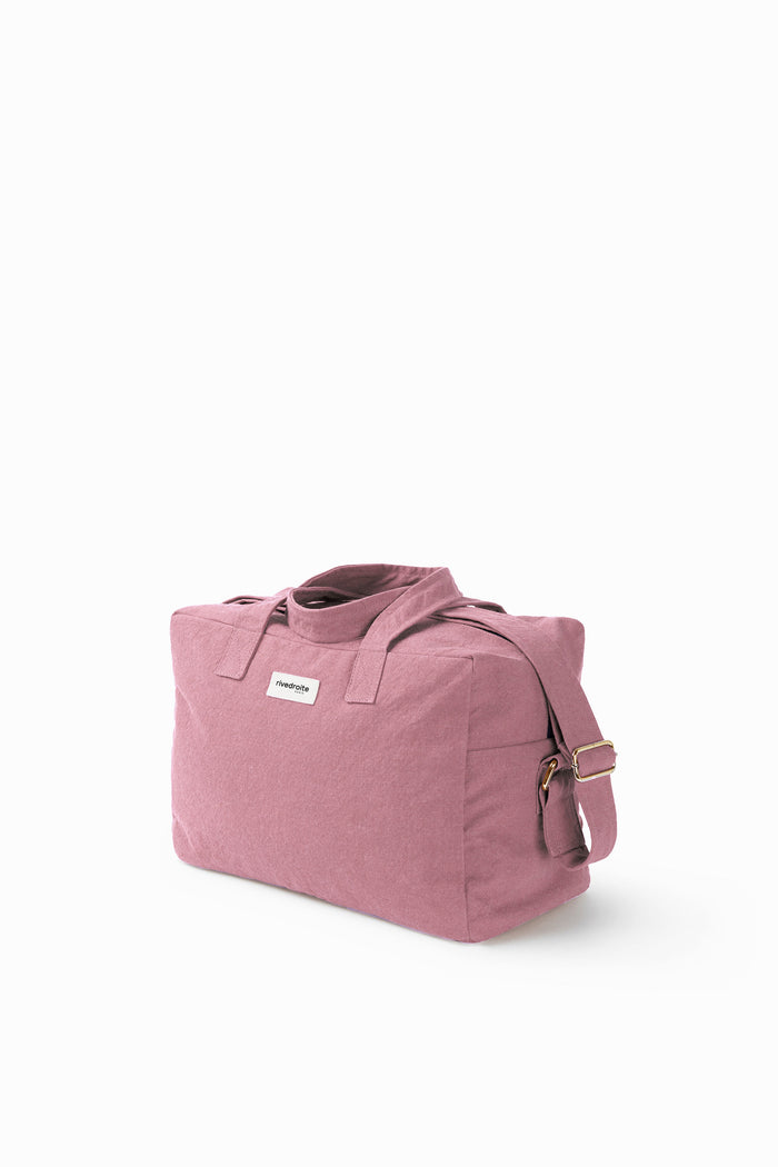 Rive Droite Sauval Le City Bag Coton Recyclé Bois De Rose