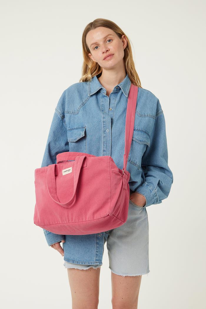 Rive Droite Sauval Le City Bag Sergé De Coton Melrose Pink