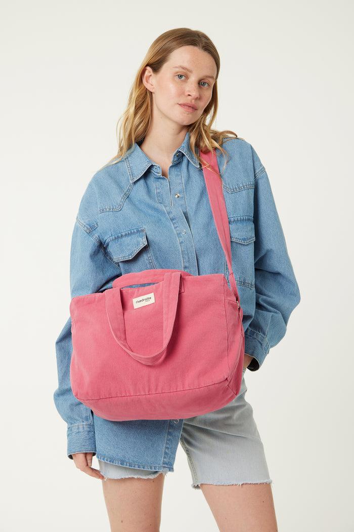 Rive Droite Sauval Le City Bag Sergé De Coton Melrose Pink