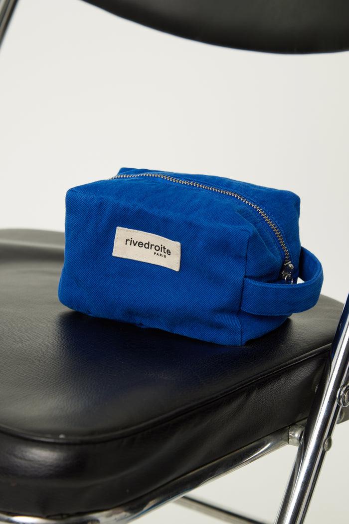 rive droite Tournelles la petite trousse Sergé de coton Venice Blue