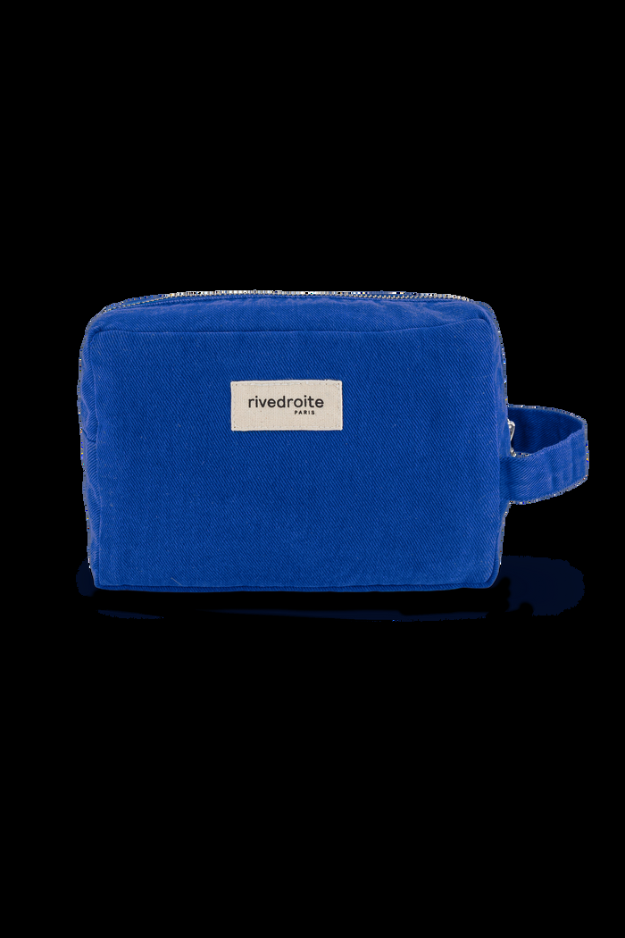 Rive Droite Tournelles La Trousse XL Sergé De Coton Venice Blue
