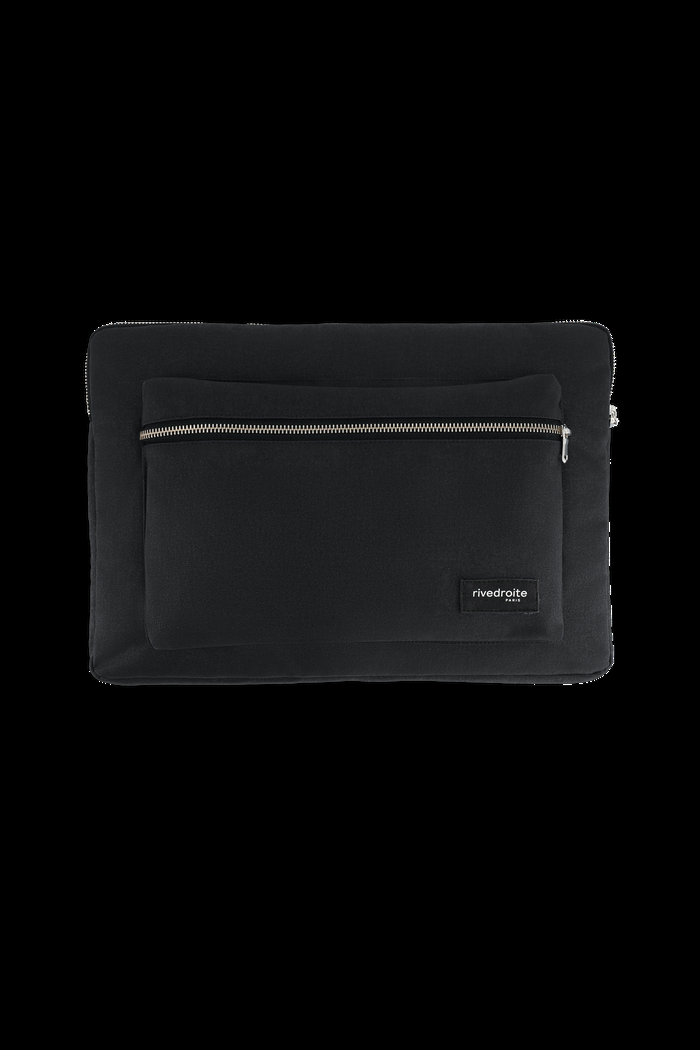 Rive Droite Vivienne La Housse D'ordinateur 15'' Coton Recyclé Noir