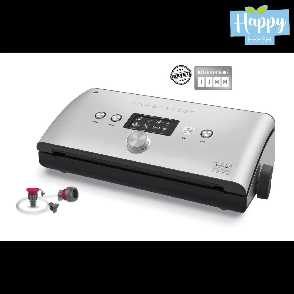 riviera & bar Appareil de mise sous vide avec dateur intégré