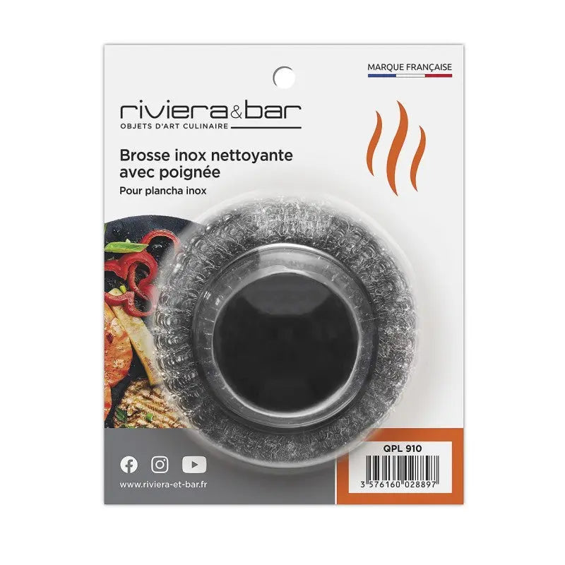 Riviera & Bar Brosse Inox Nettoyante Pour Planchas