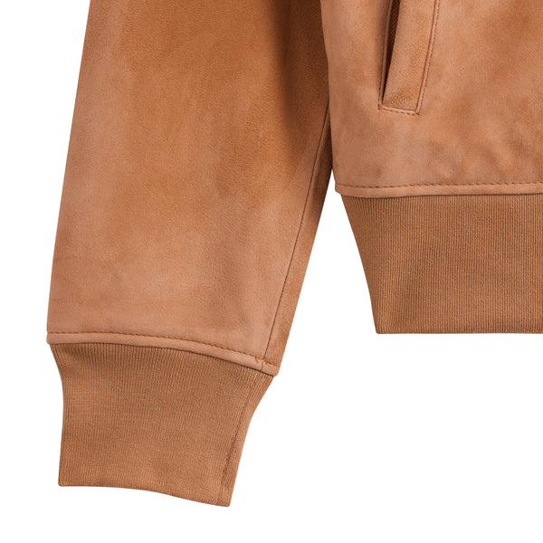 Rivieras Blouson Cuir Zippé Beige Blouson Cuir Zippé Beige