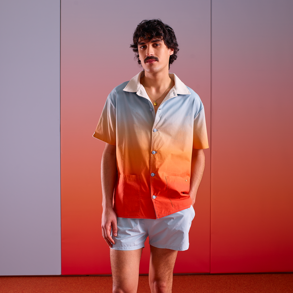 Rivieras Chemise Doublée En Éponge Coucher De Soleil Chemise Doublée En Éponge Coucher De Soleil