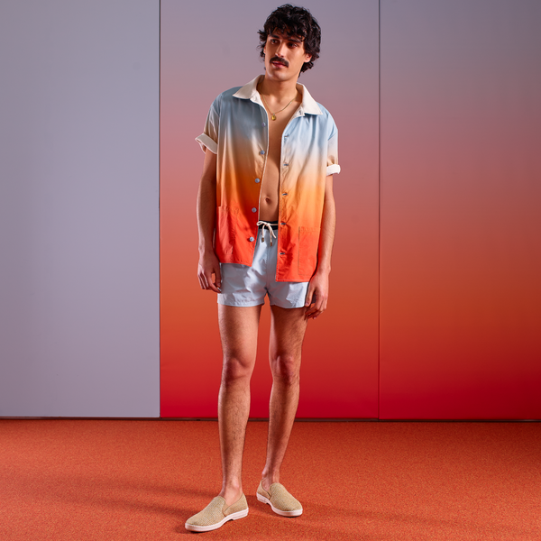 Rivieras Chemise Doublée En Éponge Coucher De Soleil Chemise Doublée En Éponge Coucher De Soleil