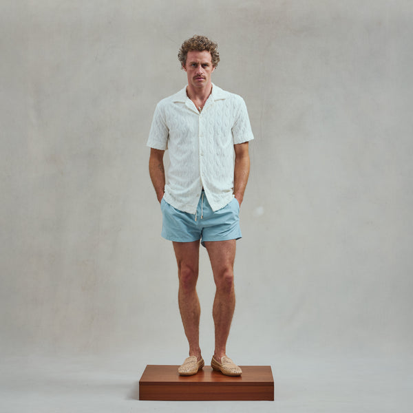 Rivieras Chemise En Éponge Fantaisie Ecru Chemise En Éponge Fantaisie Ecru