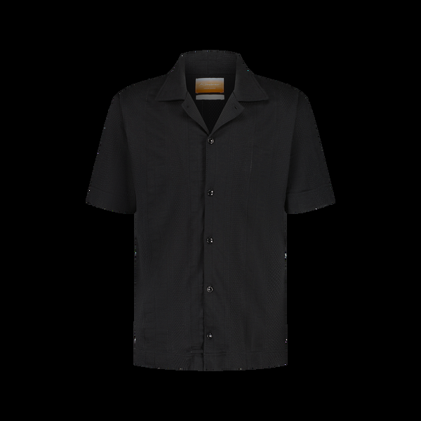 rivieras Chemise en Jersey Fantaisie Noire Chemise en Jersey Fantaisie Noire