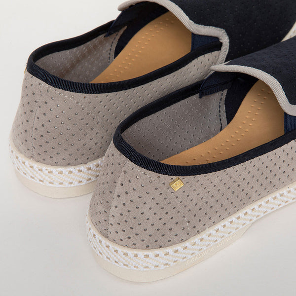 Rivieras Classic Daim Match Gris Marine Classic Daim Match Gris Marine