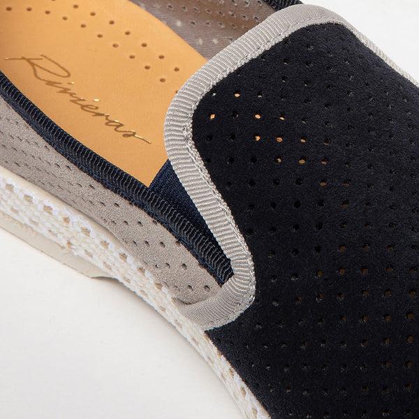 Rivieras Classic Daim Match Gris Marine Classic Daim Match Gris Marine