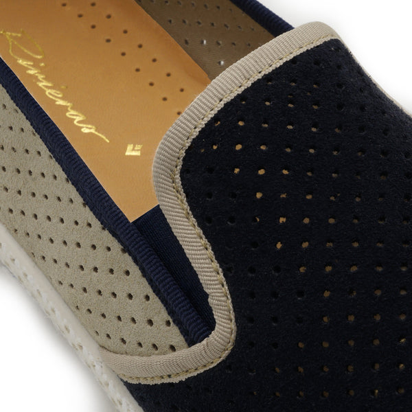 Rivieras Classic Daim Match Marine Beige Classic Daim Match Marine Beige