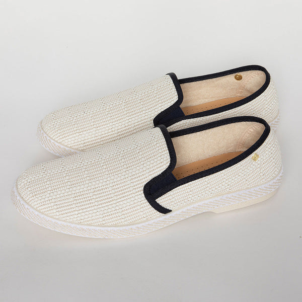 Rivieras Classic Raphia Ivoire Marine Classic Raphia Ivoire Marine