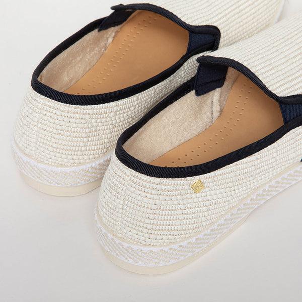 Rivieras Classic Raphia Ivoire Marine Classic Raphia Ivoire Marine
