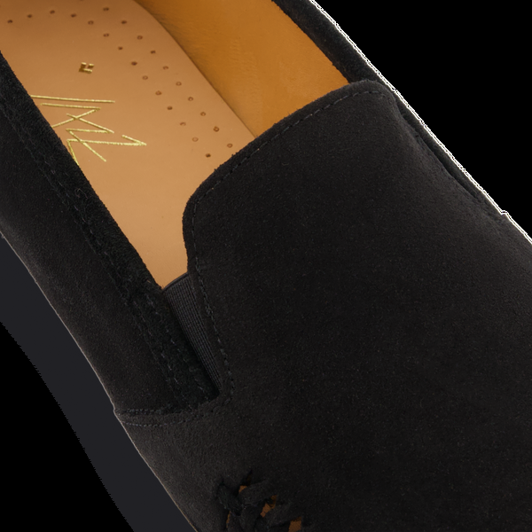 Rivieras Jazz Daim Tressé Noir Jazz Daim Tressé Noir