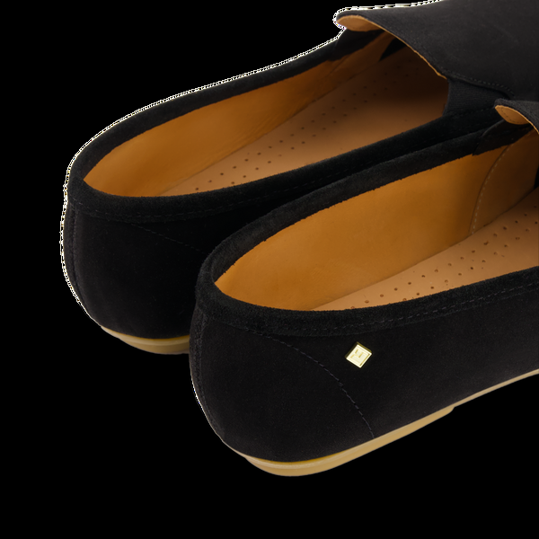 Rivieras Jazz Daim Tressé Noir Jazz Daim Tressé Noir