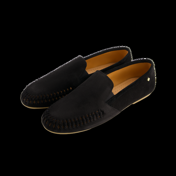 Rivieras Jazz Daim Tressé Noir Jazz Daim Tressé Noir