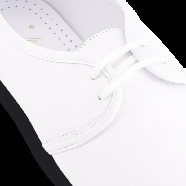 Rivieras Jazz Lacets Cuir Blanc Jazz Lacets Cuir Blanc