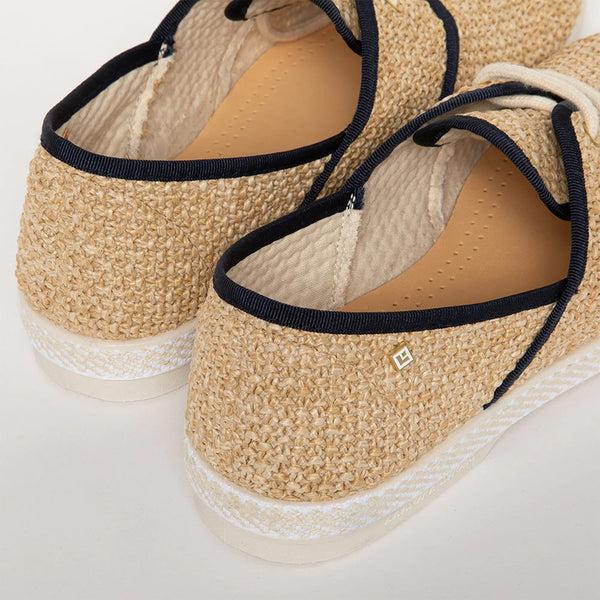 Rivieras Lacets Nudude Beige Marine Lacets Nudude Beige Marine