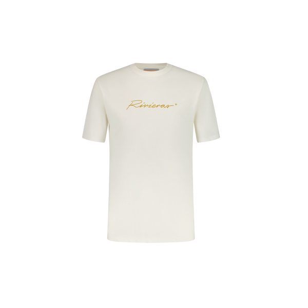 Rivieras Pack De 2 Tee Shirts Ecru Serigraphies Pack De 2 Tee Shirts Ecru Serigraphies