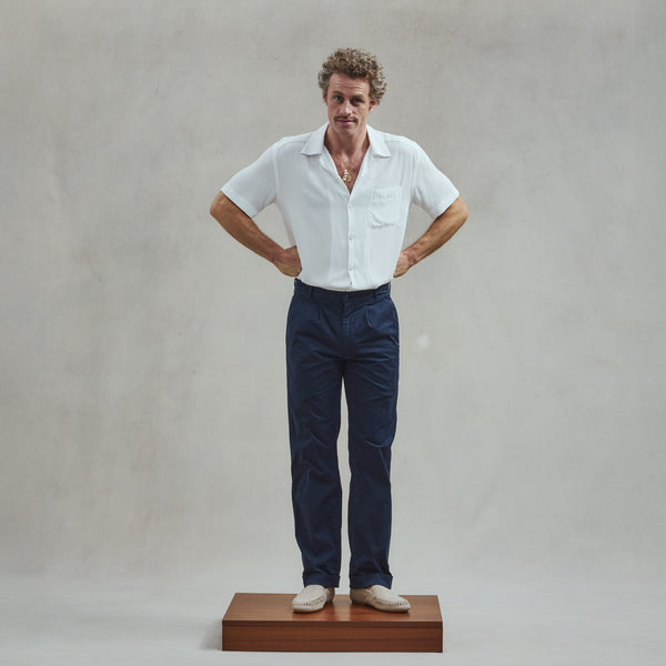 Rivieras Pantalon à Plis Marine Pantalon à Plis Marine
