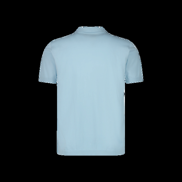 Rivieras Polo Classique En Maille Bleu Ciel Polo Classique En Maille Bleu Ciel