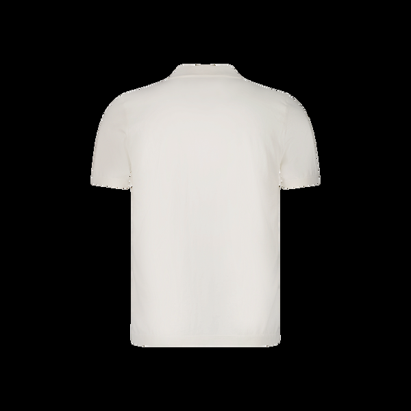 Rivieras Polo Classique En Maille Écru Polo Classique En Maille Écru