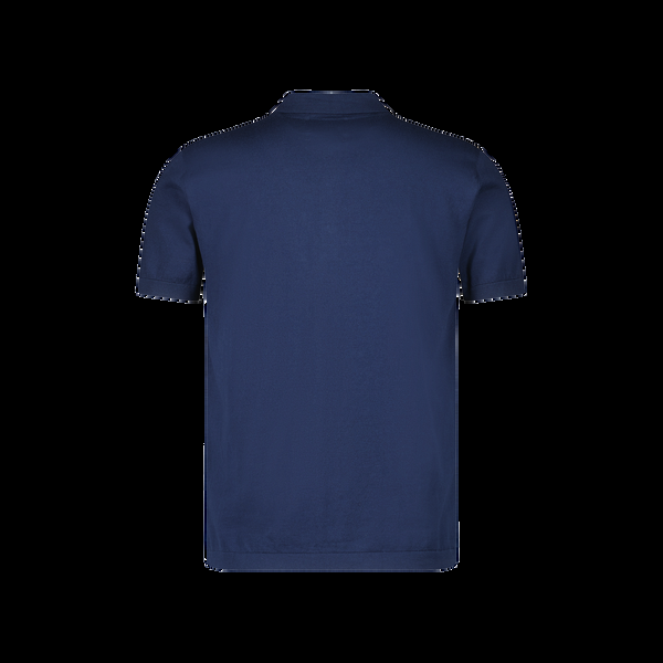 Rivieras Polo Classique En Maille Marine Polo Classique En Maille Marine