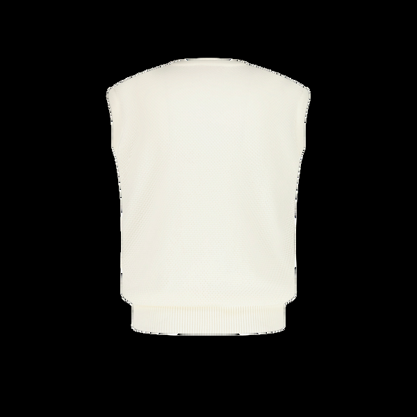 Rivieras Pull Sans Manches Ecru Pull Sans Manches Ecru