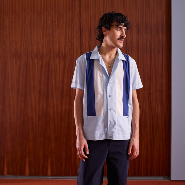 Rivieras Chemise Bowling Ciel Chemise Bowling Ciel