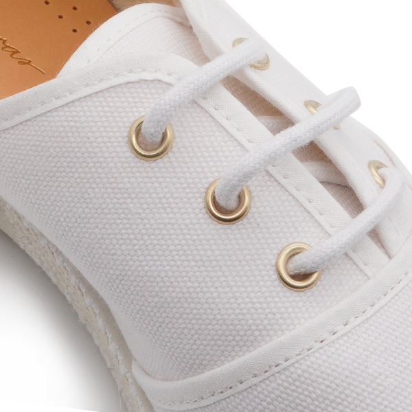 Rivieras Lacets Toile Blanc Lacets Toile Blanc