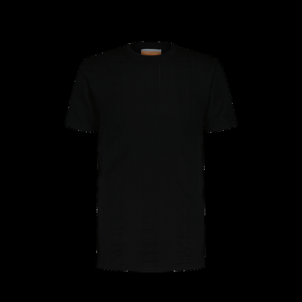 rivieras T-Shirt en Jersey Fantaisie Noir T-Shirt en Jersey Fantaisie Noir