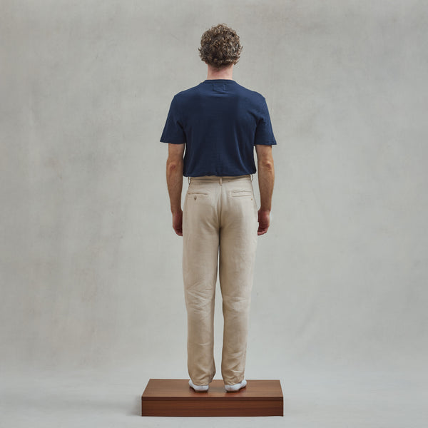 Rivieras T-shirt En Jersey Slub Marine T-shirt En Jersey Slub Marine