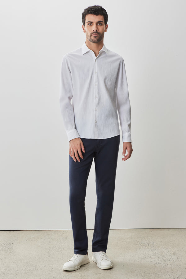 Robert Barakett Chemise Tissée à Manches Longues Tyler